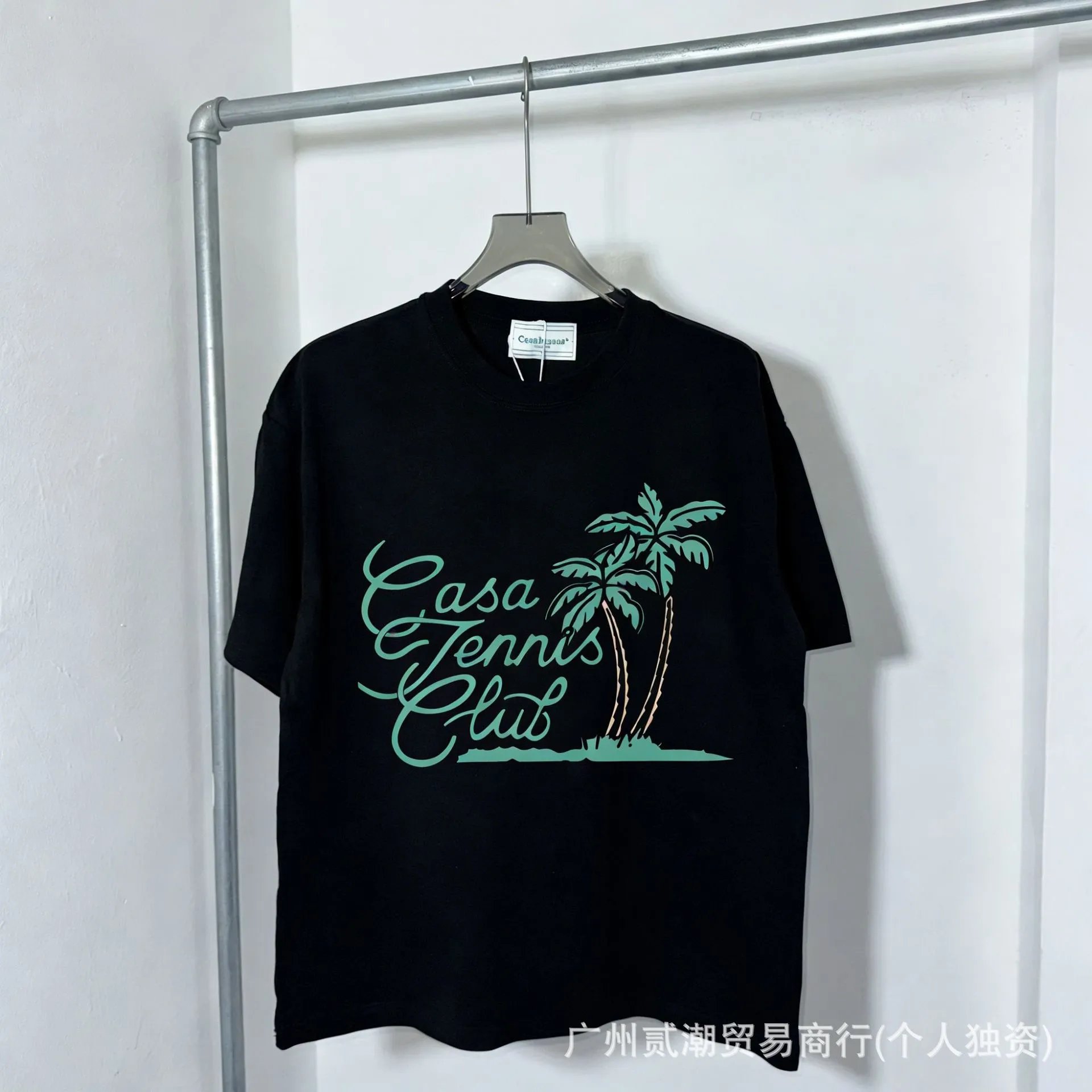 BLANCA Casa Square Graphic T-Shirt Light Blue T-Shirt - 4