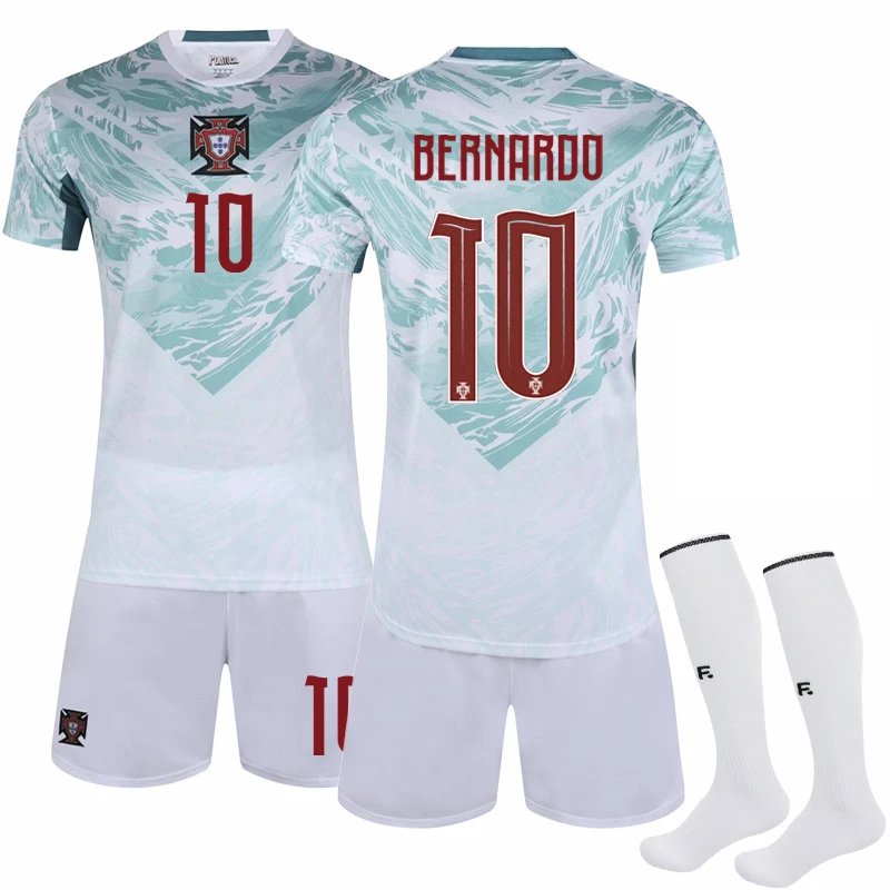 Portugal National Team João Félix #11 Away Jersey White - 5