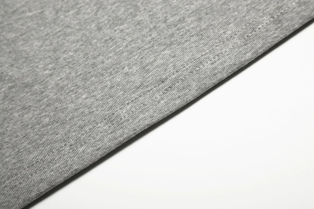 Rest & Recreation Logo Print Henley T-Shirt Gray - 30