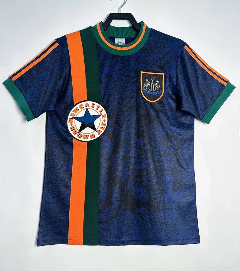 Design FC Bayern München 1993–94 Third Jersey Yellow Green Black Jersey - 36