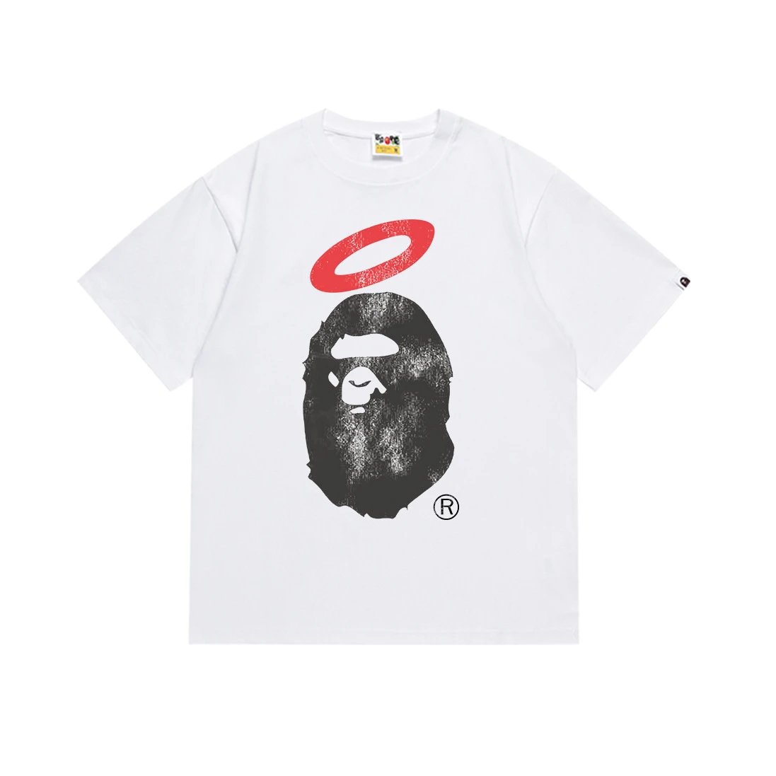 A Bathing Ape Busy Works Circle Logo Black T-Shirt - 8