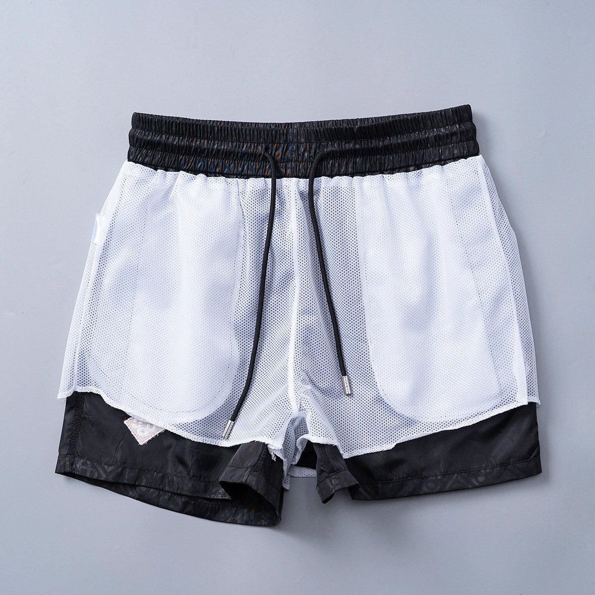 Moncler Swimwear Mesh-Lined Drawstring Swim Shorts image 4
