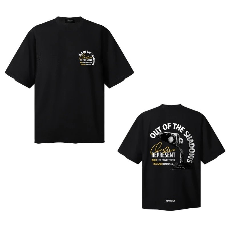 Represent Elegance in Motion T-Shirt Black - 35