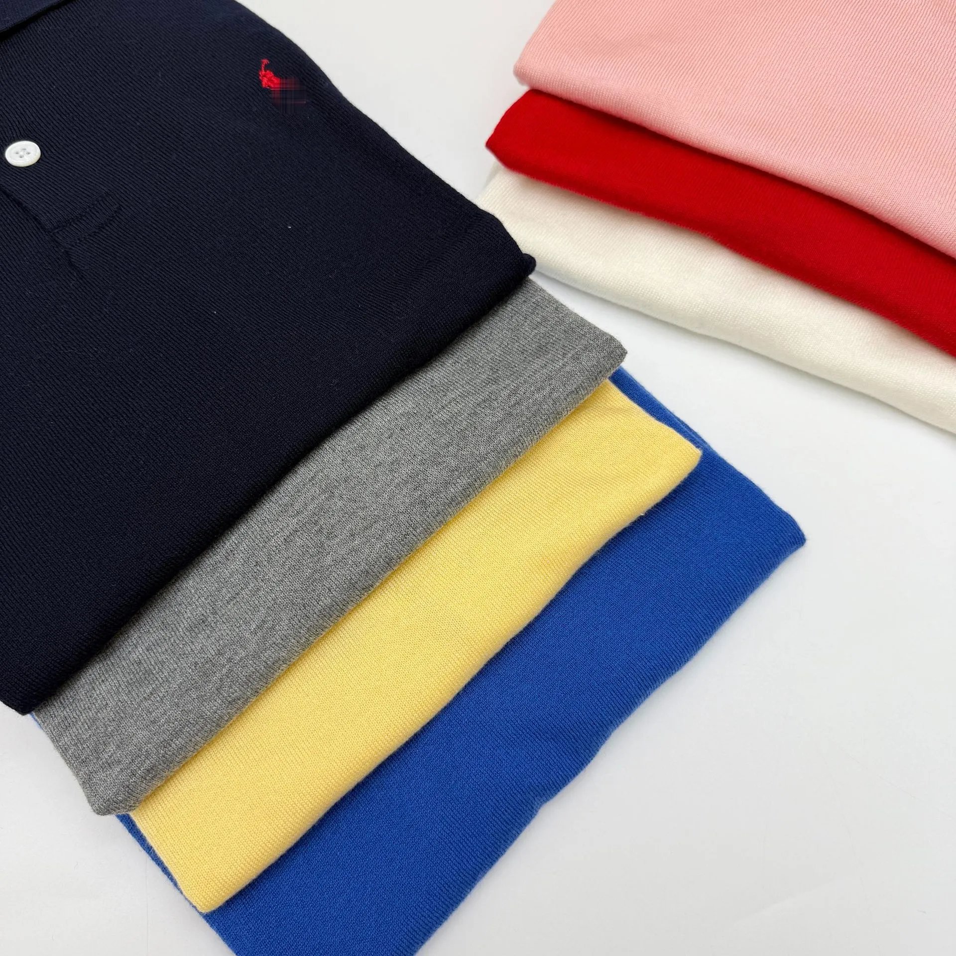 Polo Ralph Lauren Knit Polo Gray Polo Shirt - 9