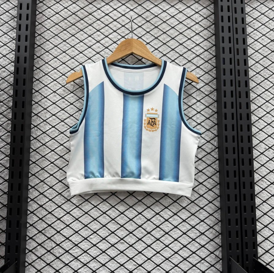 AC Milan Club América x Caliente.mx Crop Top Yellow / Black / Red / Blue Vest-Top Vest Top - 21