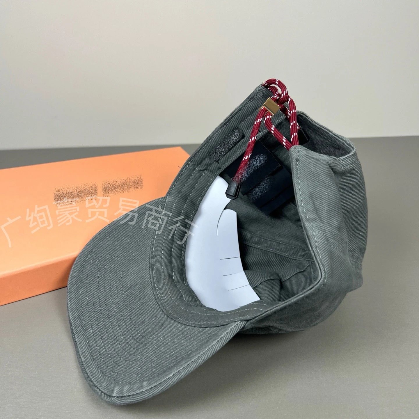 Design Minimalist Logo Baseball Cap Gray - 8