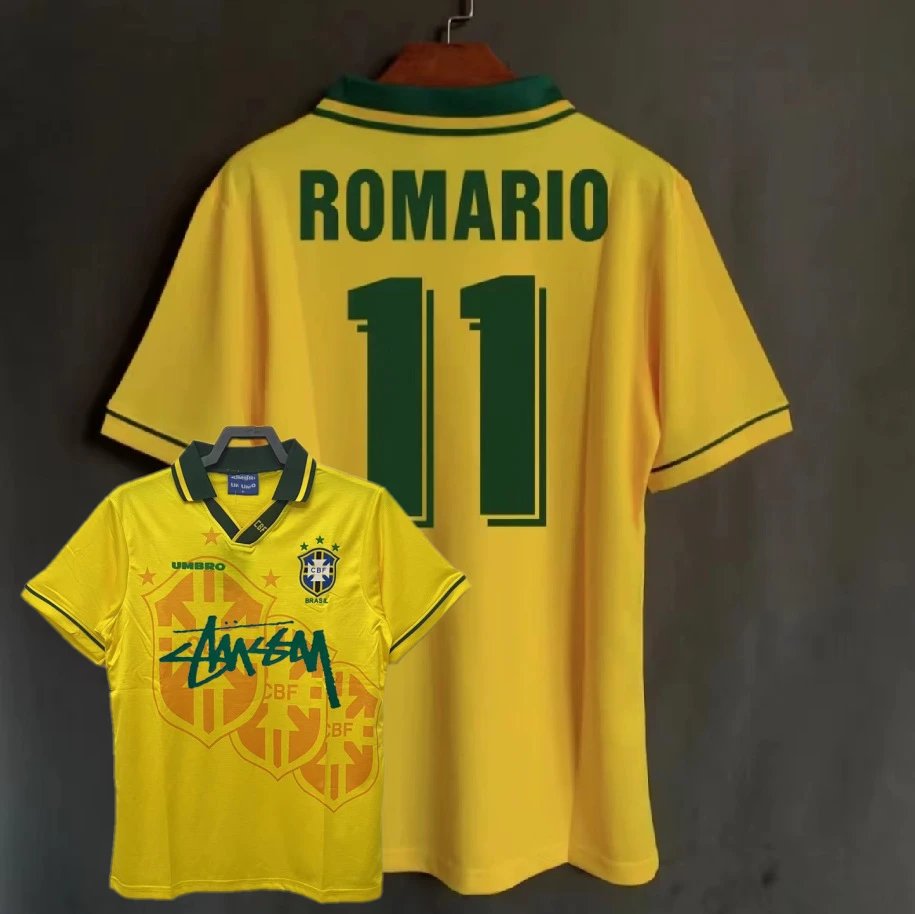 CBF Brazil National Team Ronaldinho #11 Yellow Jersey - 10