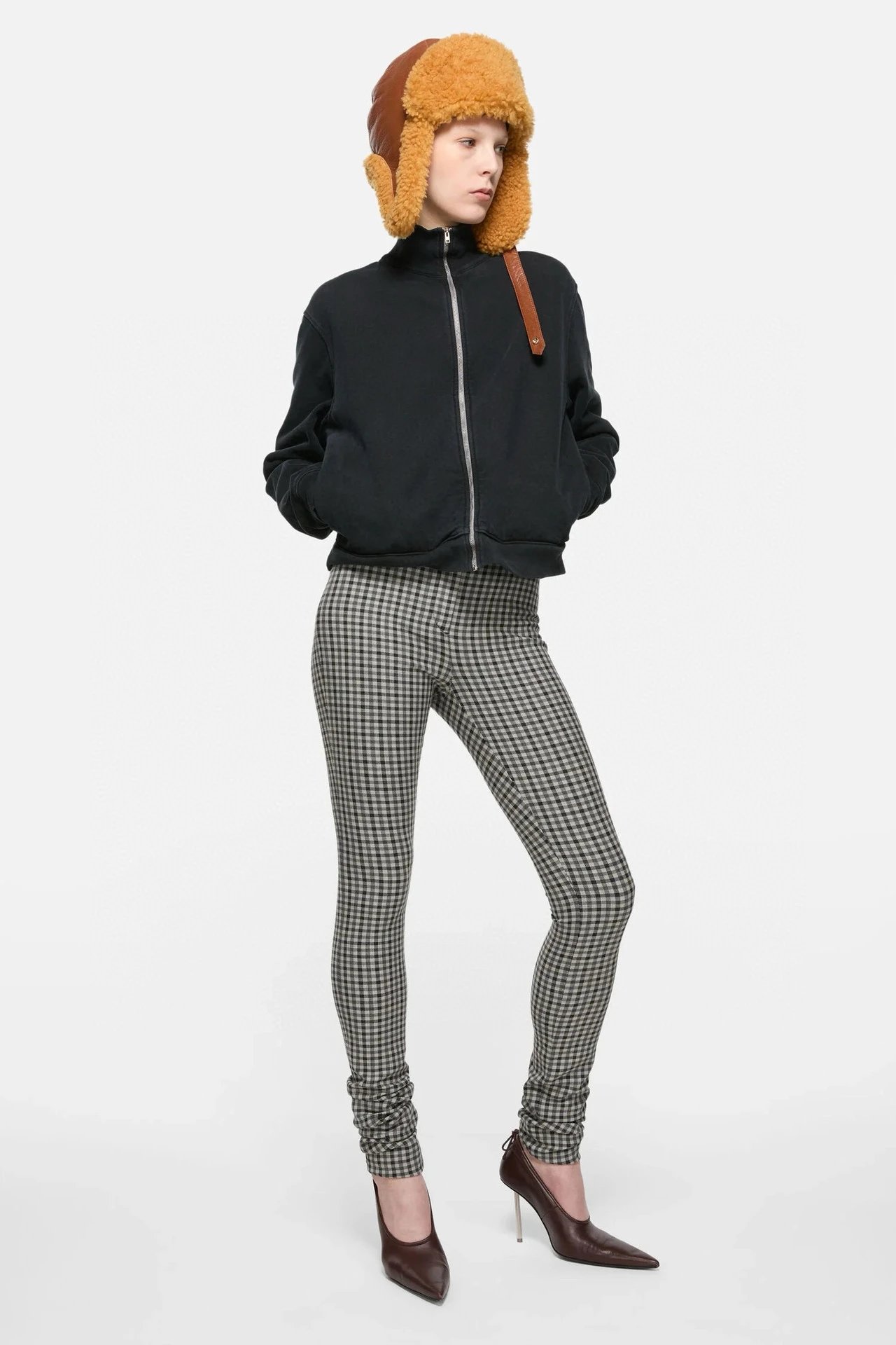 Acne Studios Logo-Embroidered Zip-Up Jacket Navy Outerwear Jacket - 12