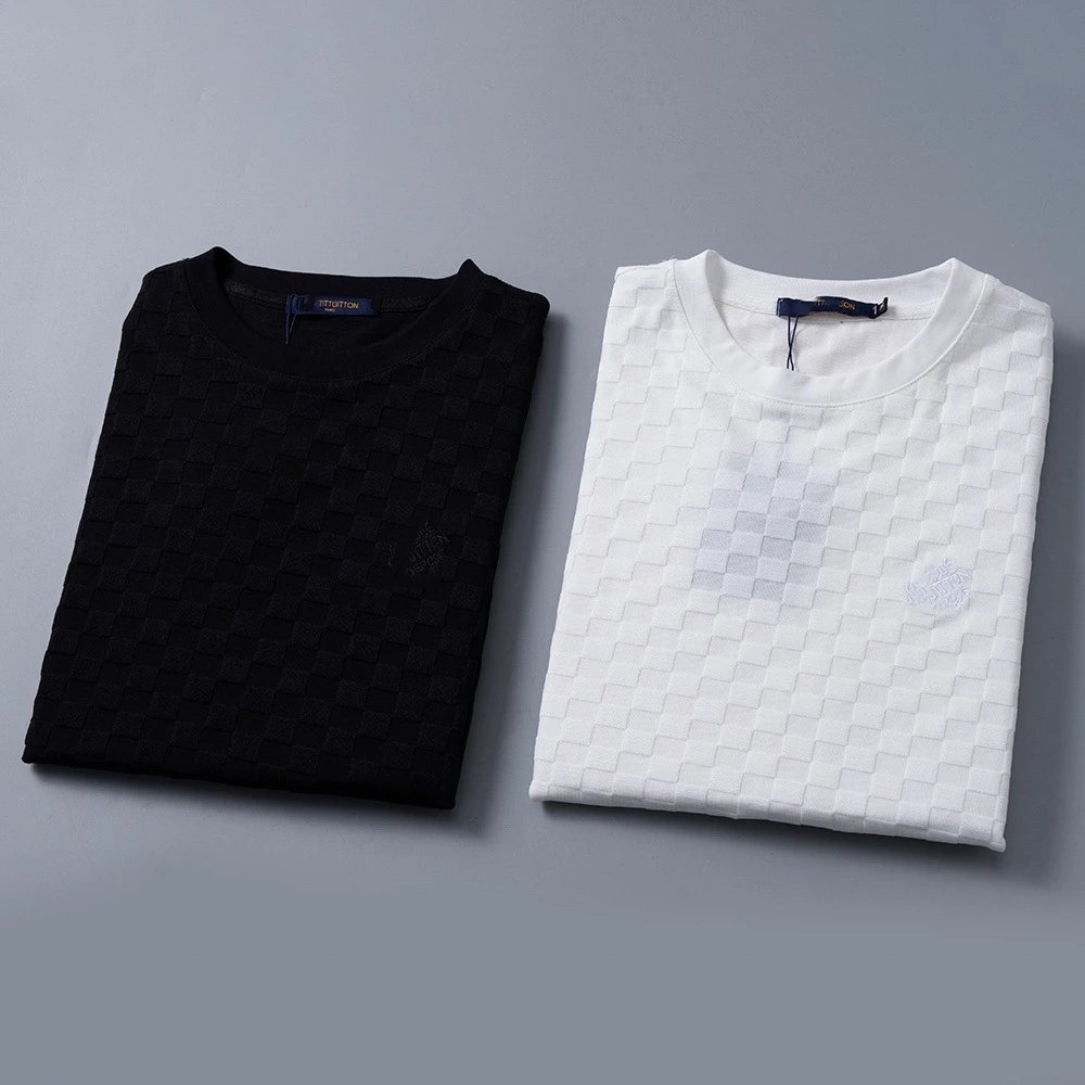 Balmain Monogram Print Black T-Shirt - 5