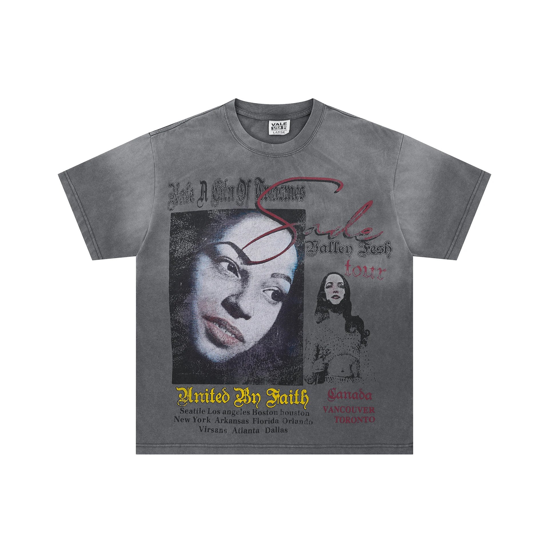 Design Vale Sports Division Valley Dream Magazine Peace T-Shirt Multicolor T-Shirts - 28