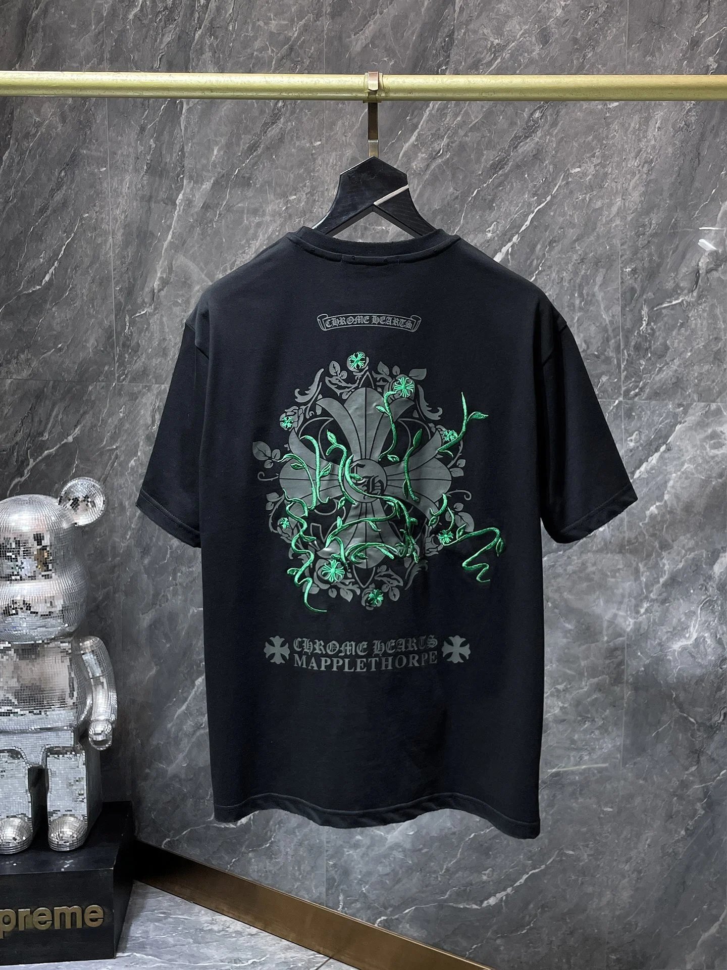 Chrome Hearts Rope Logo Black T-Shirt - 5