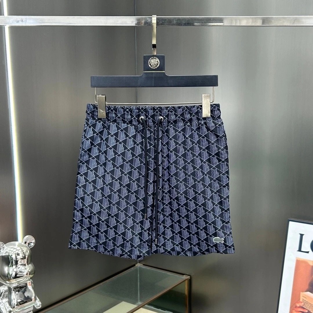 Lacoste Swimwear Men's Geometric Print Swim Shorts image 3