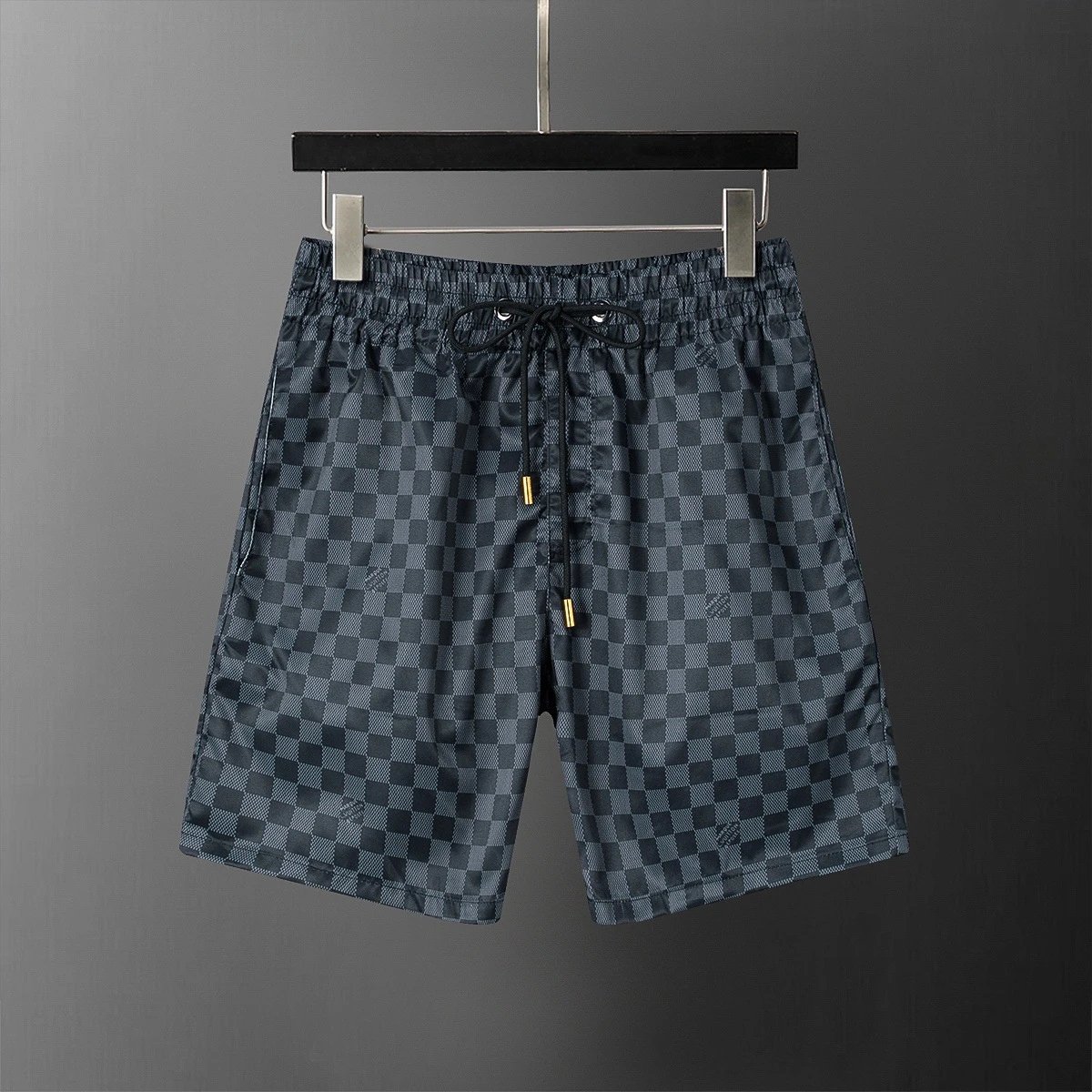 Moncler Swimwear Mesh-Lined Drawstring Swim Shorts — 28086 Black