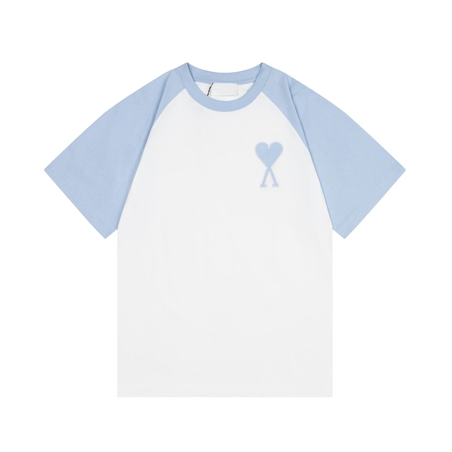 Design Raglan T-Shirt with Embroidered Heart Knot Beige / Black - 23
