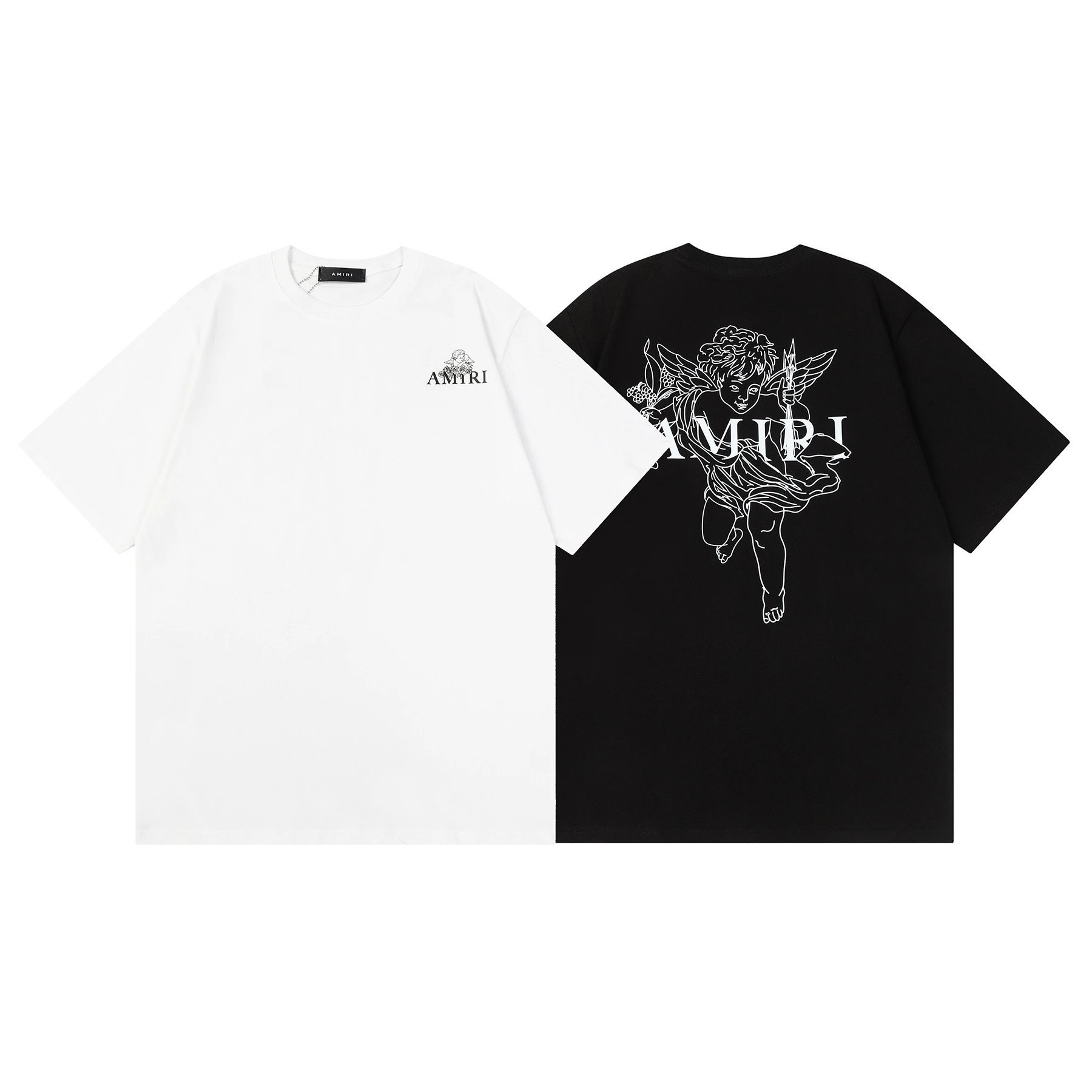 Amiri Hollywood Sign Graphic T-Shirt Black - 23