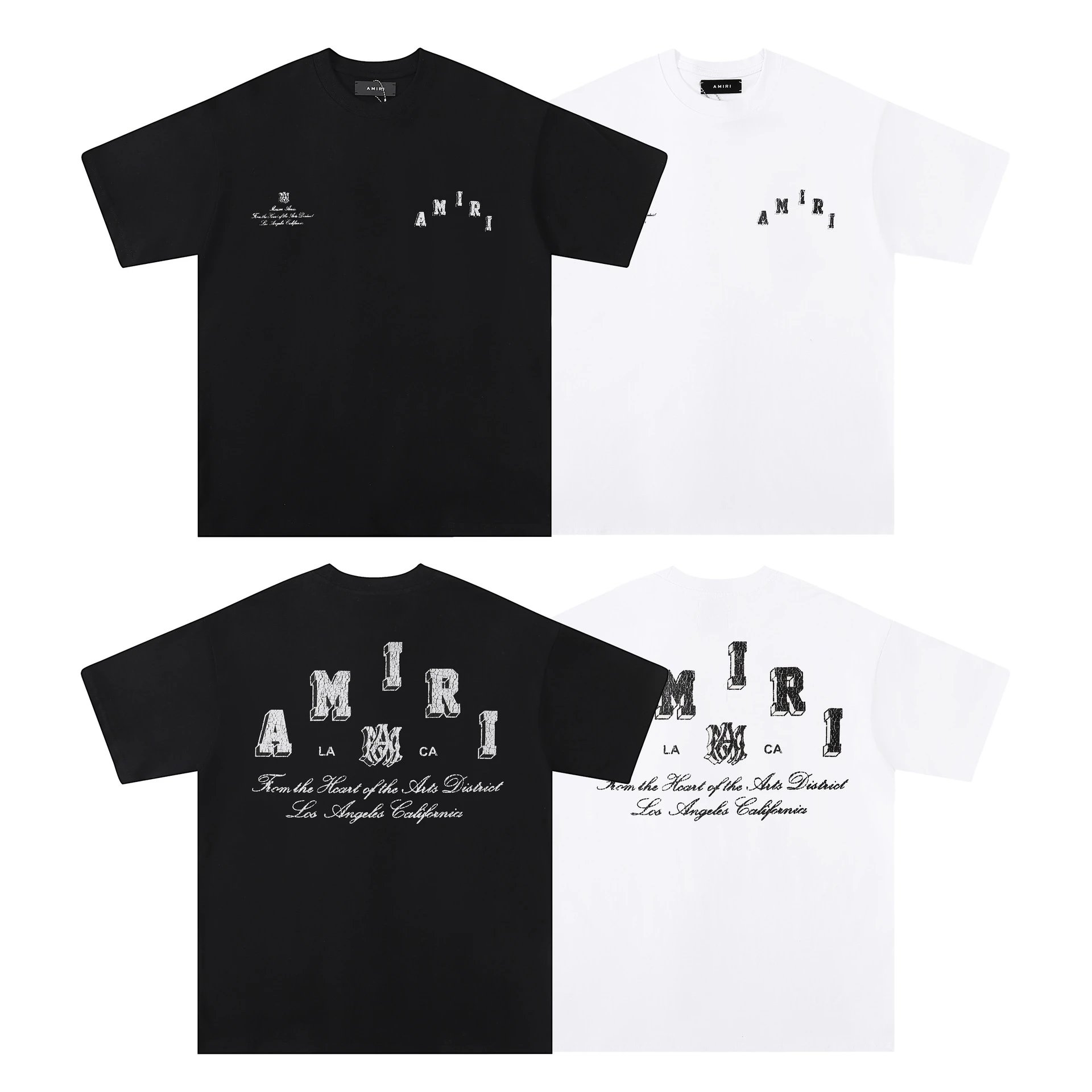 Amiri Ornate Script Logo White T-Shirt - 9