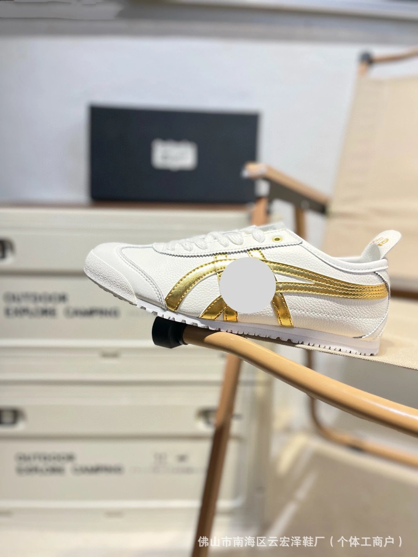 Onitsuka Tiger Mexico 66 White Gray Sneakers - 25