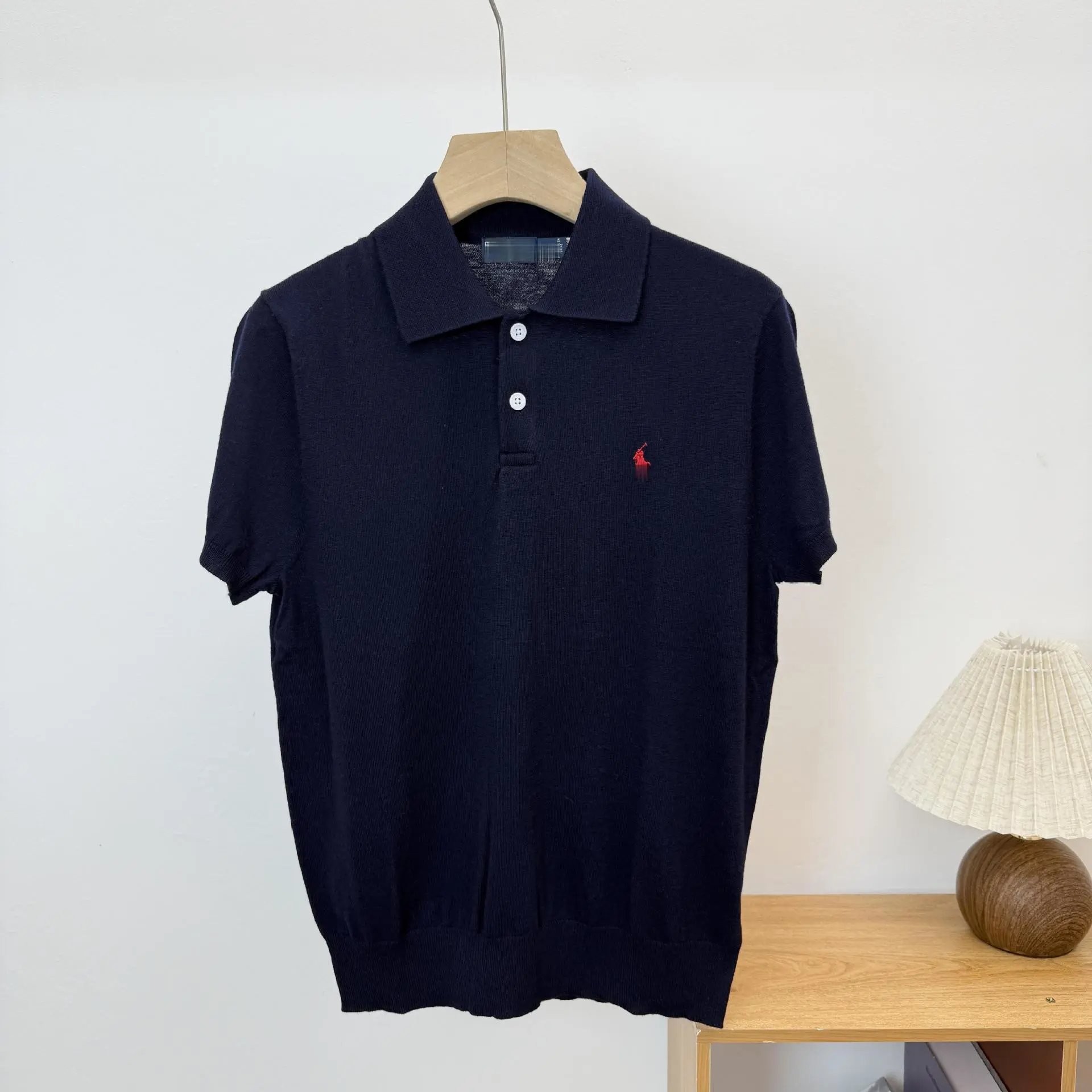 Polo Ralph Lauren Knit Polo Gray Polo Shirt - 12