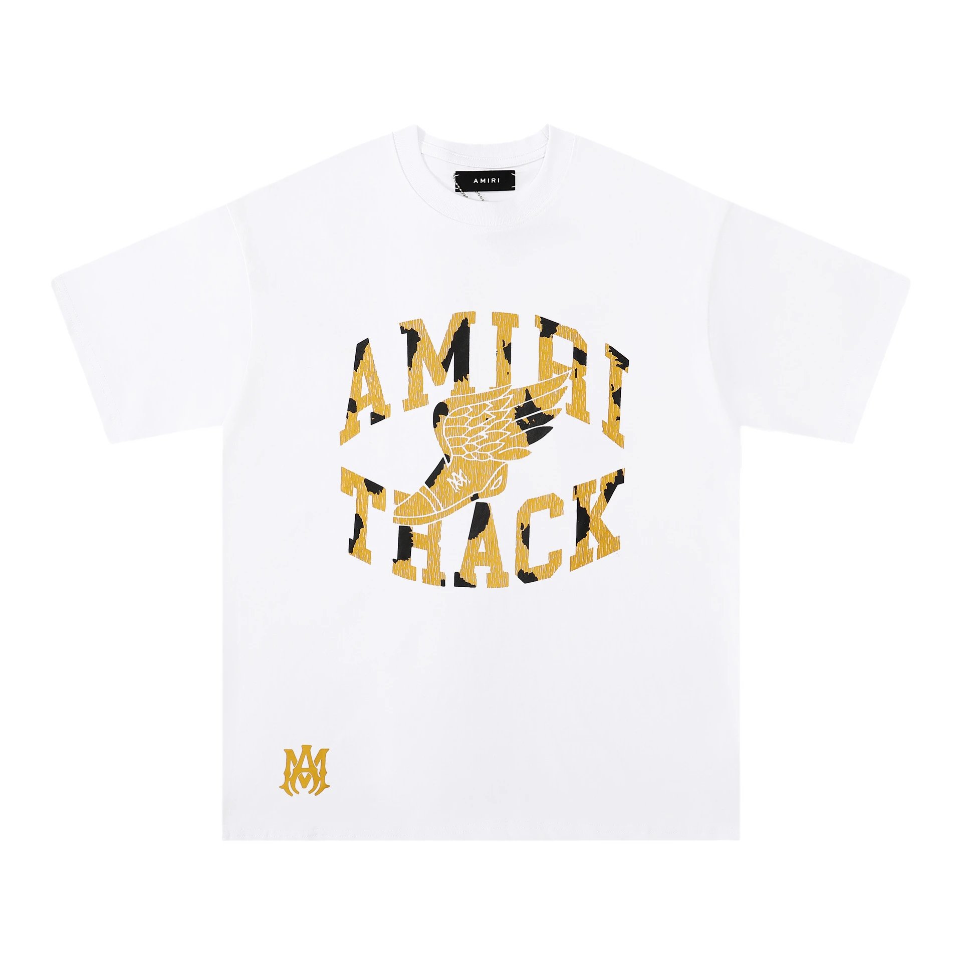 Amiri Ornate Script Logo White T-Shirt - 10