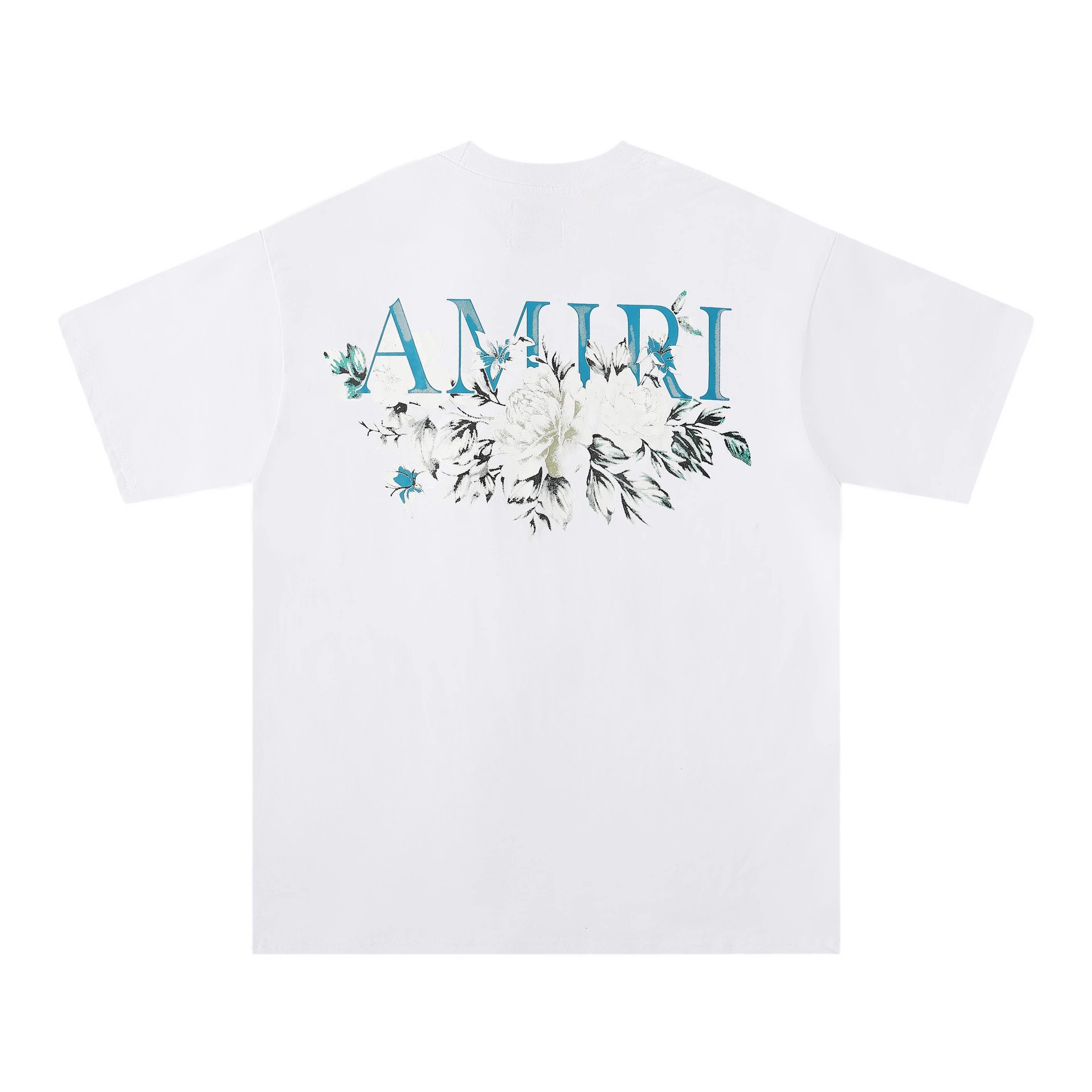 Amiri Paint Splatter Logo Black T-Shirt - 25
