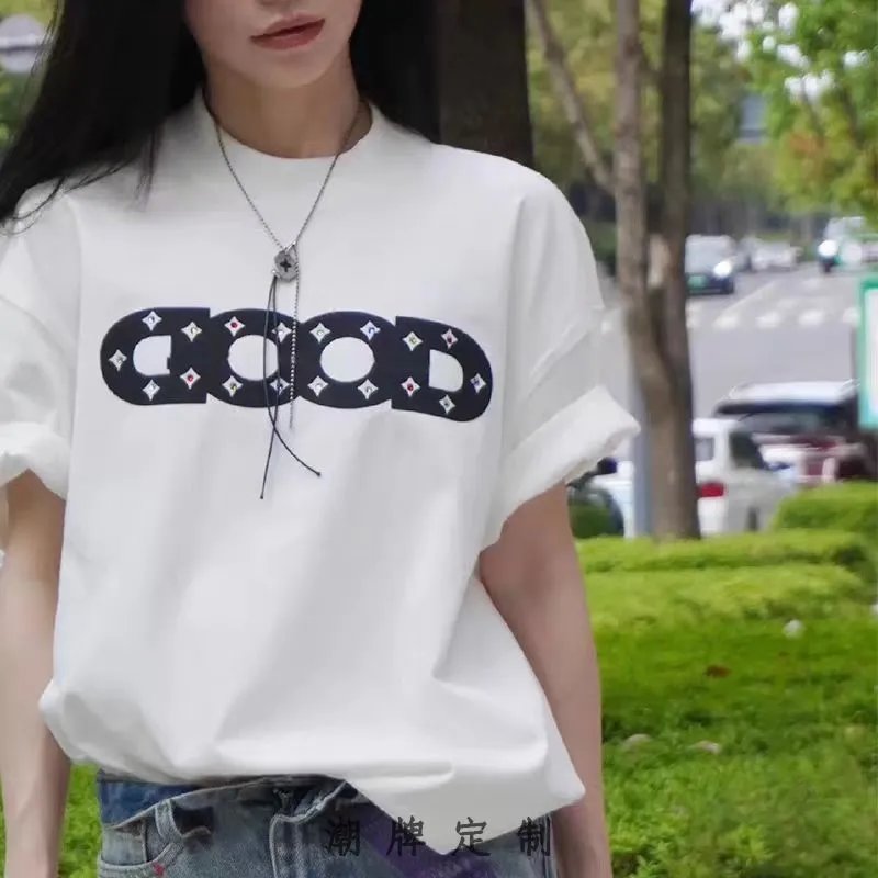 Design Abstract Chain Hoodie White - 13