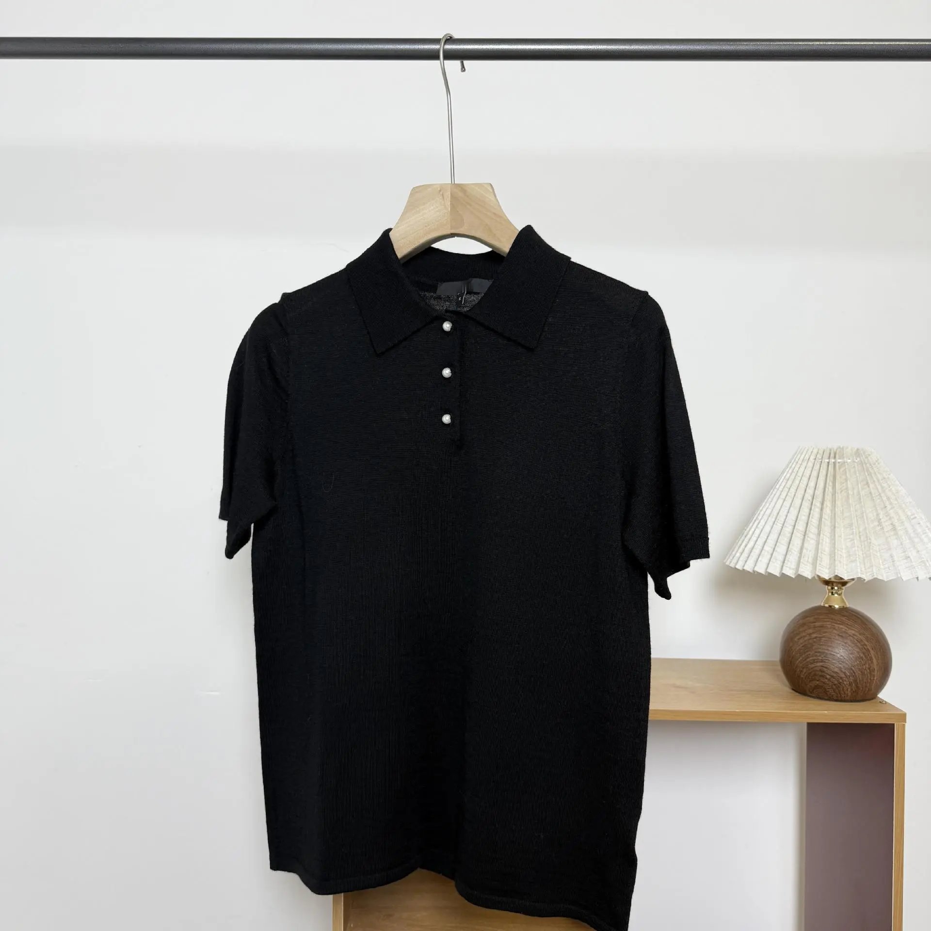 Design Knit Polo Shirt Beige Polo - 4