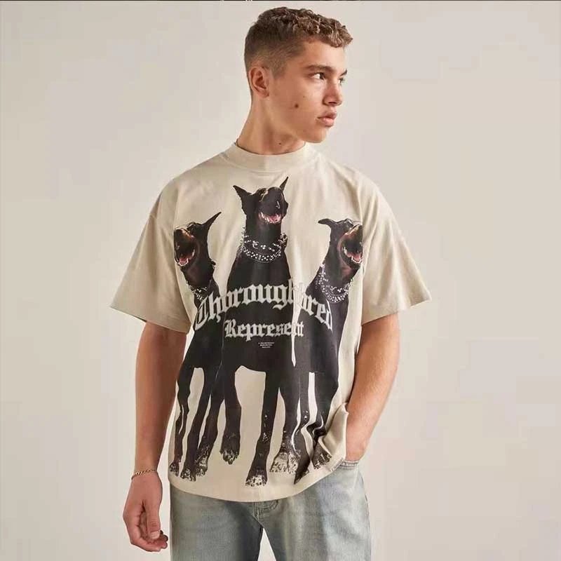 Represent Destructive Appetite Crocodile Graphic T-Shirt Black - 15