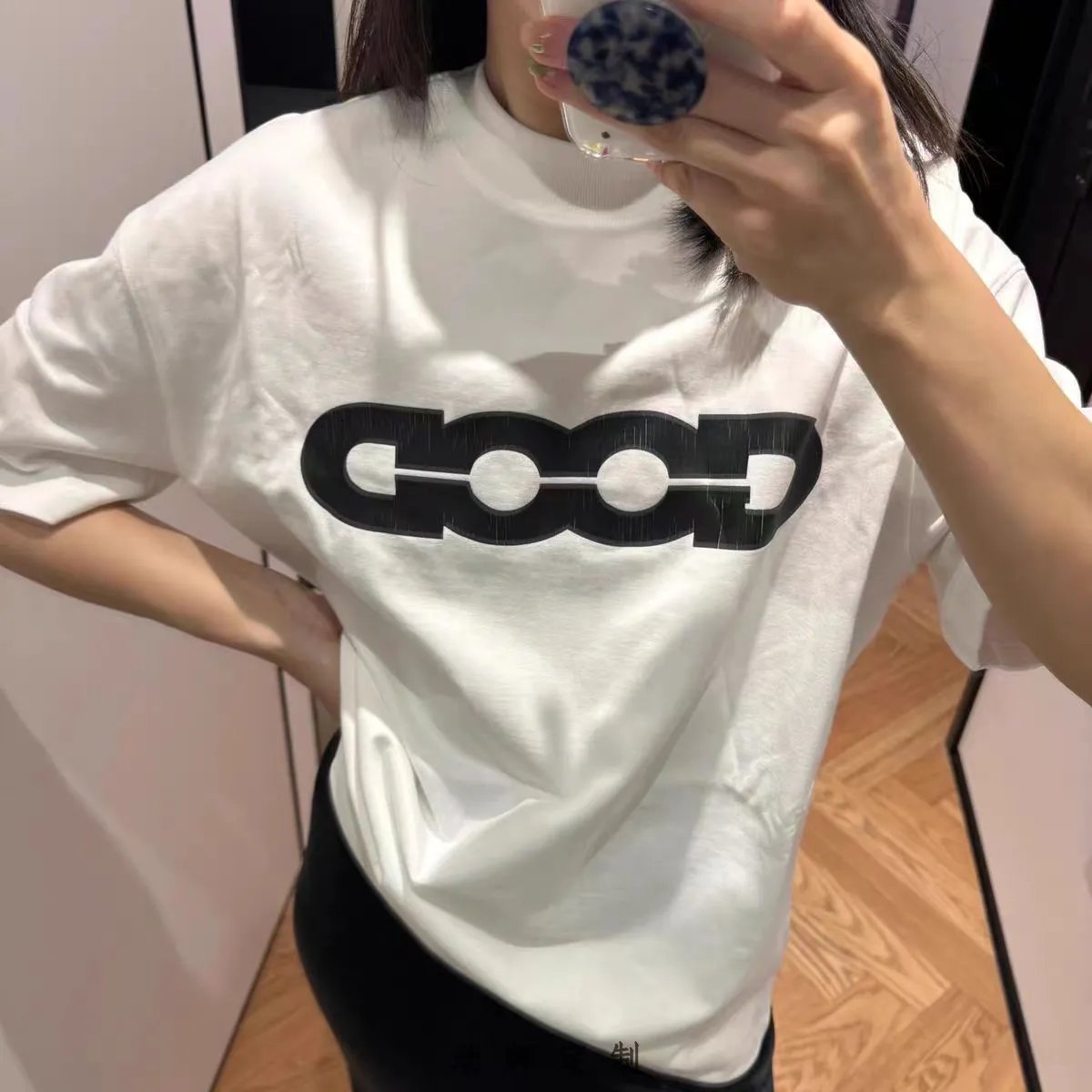 Design Abstract Chain Hoodie White - 17