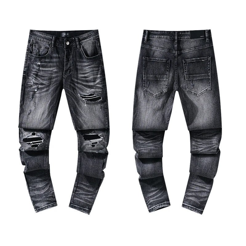 Purple Brand Paint Splatter Distressed White Jeans - 26