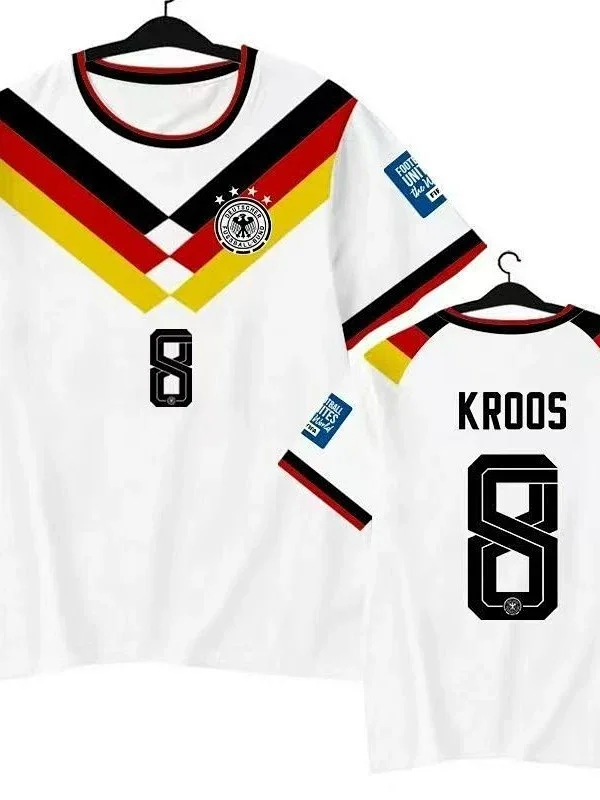German Football Association Jerseys Germany Home Jersey with Player Name and Number product detail image 5