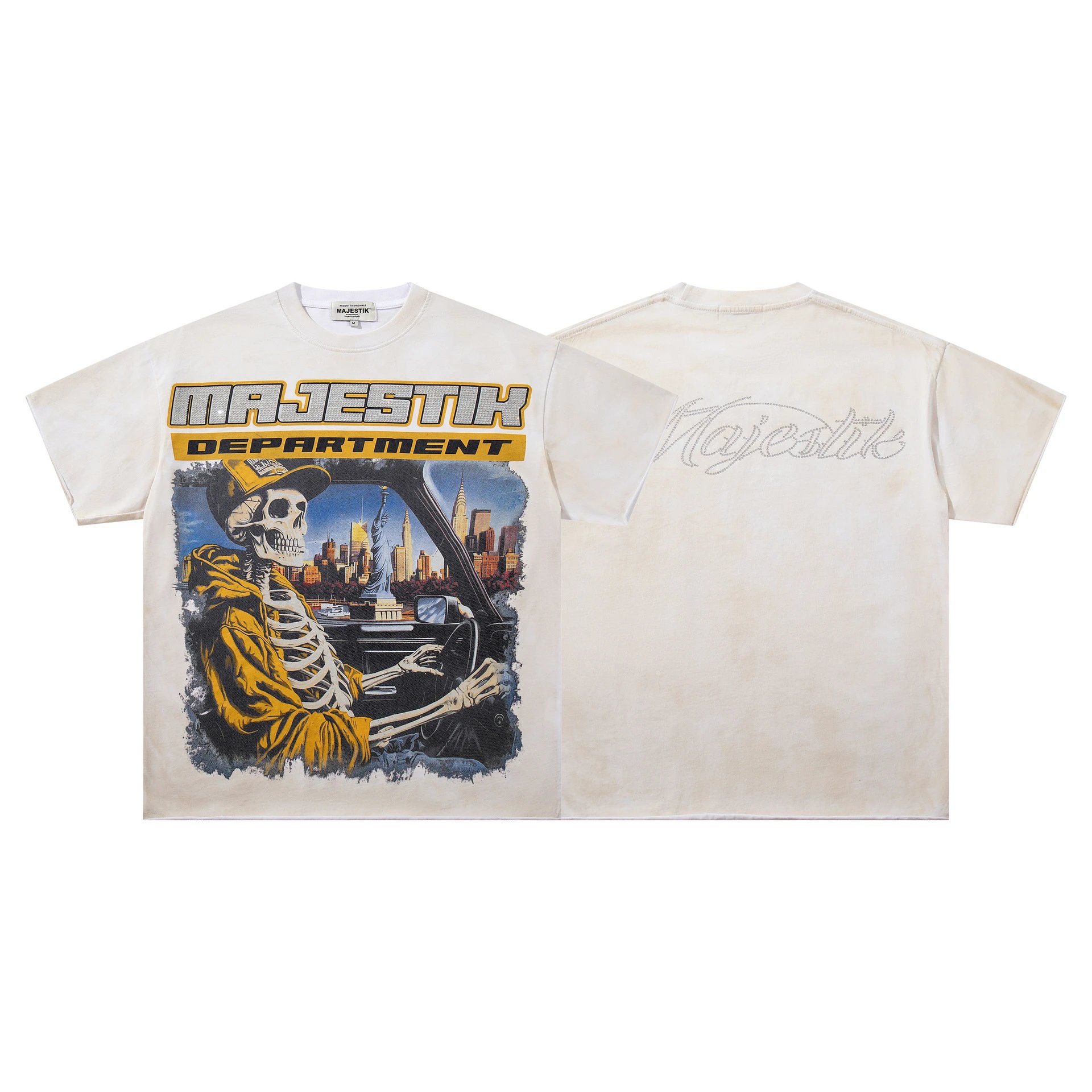 Design Majestik Racing Street Legends Oversized Graphic T-Shirt Black T-Shirts - 7