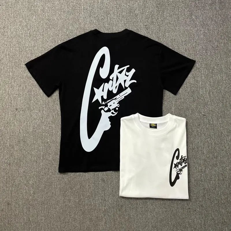 Corteiz Gun Script White T-Shirt - 3