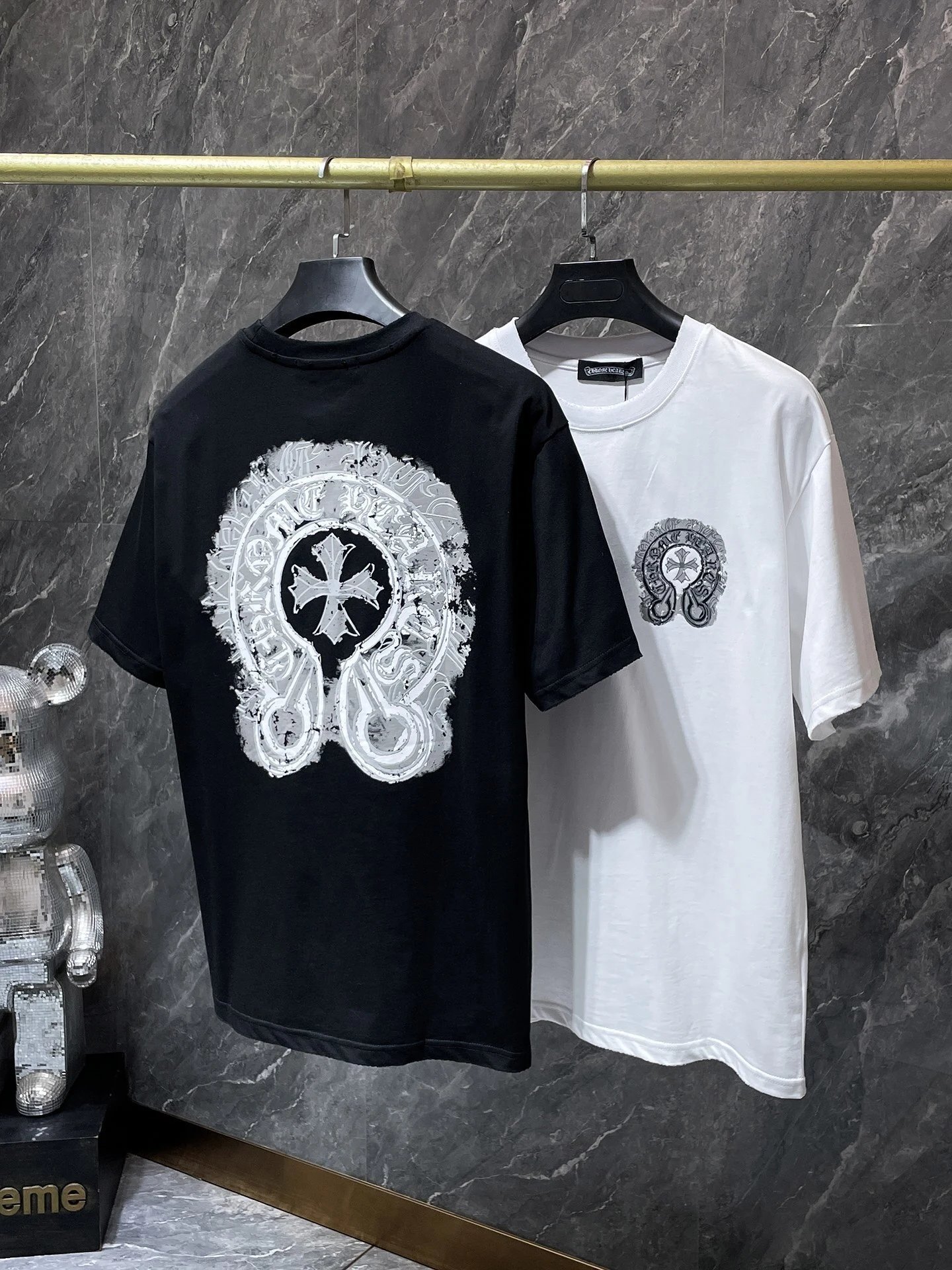 Chrome Hearts Rope Logo Black T-Shirt - 11