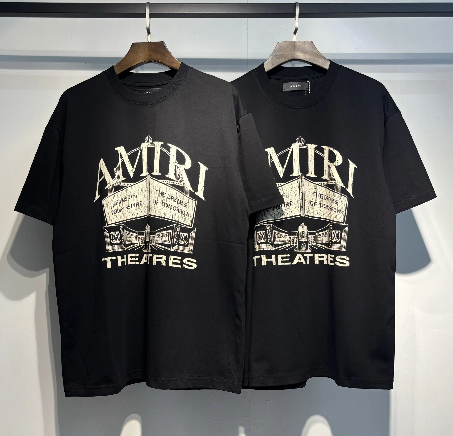 Amiri Records Graphic Print Black T-Shirt - 14