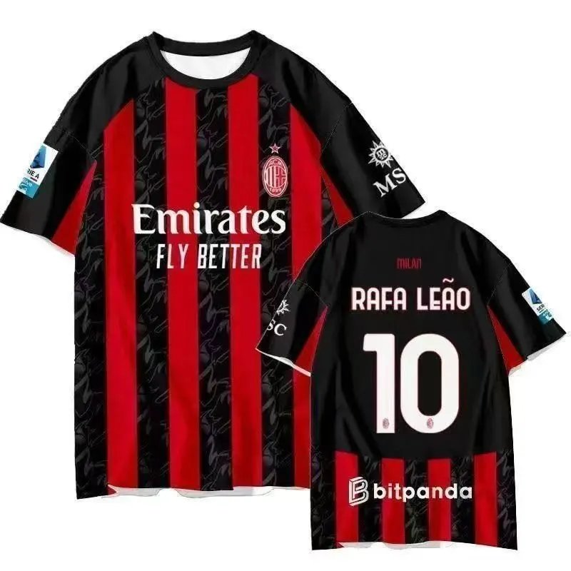 AC Milan Pavlović #31 Home Jersey Red Black Striped T-Shirt - 4