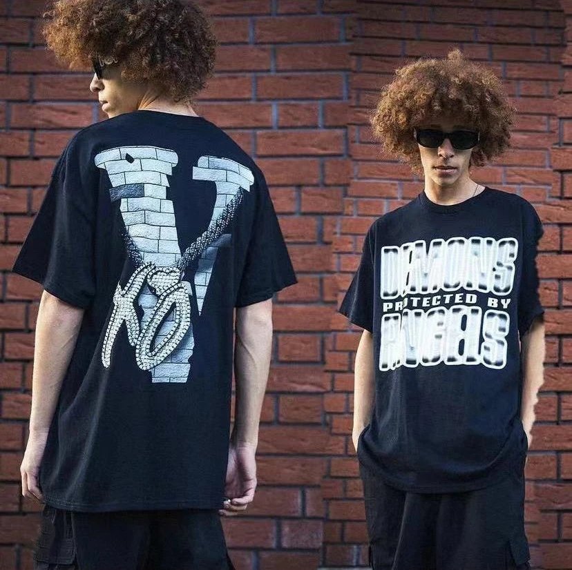 Off-White V Letter Graphic White T-Shirt - 5