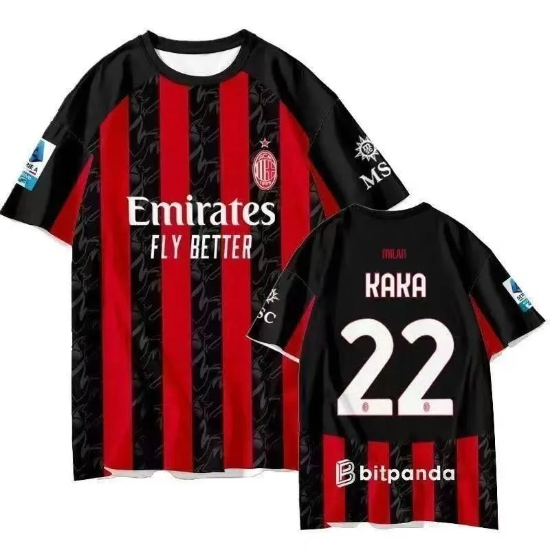 AC Milan Pavlović #31 Home Jersey Red Black Striped T-Shirt - 8