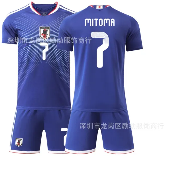 Japan Football Association Mitoma #7 Home Jersey Blue - 1
