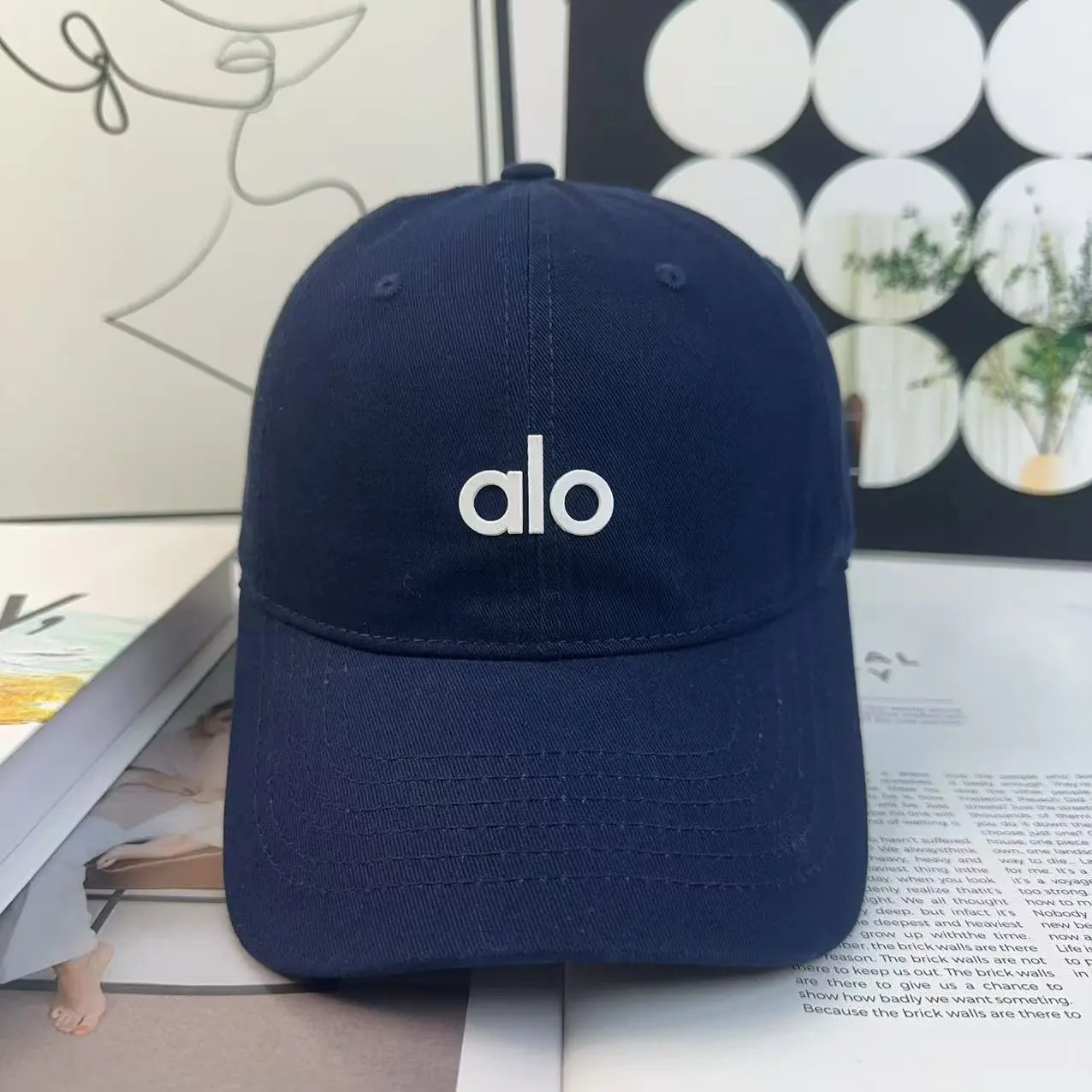 Alo Baseball Cap White - 7