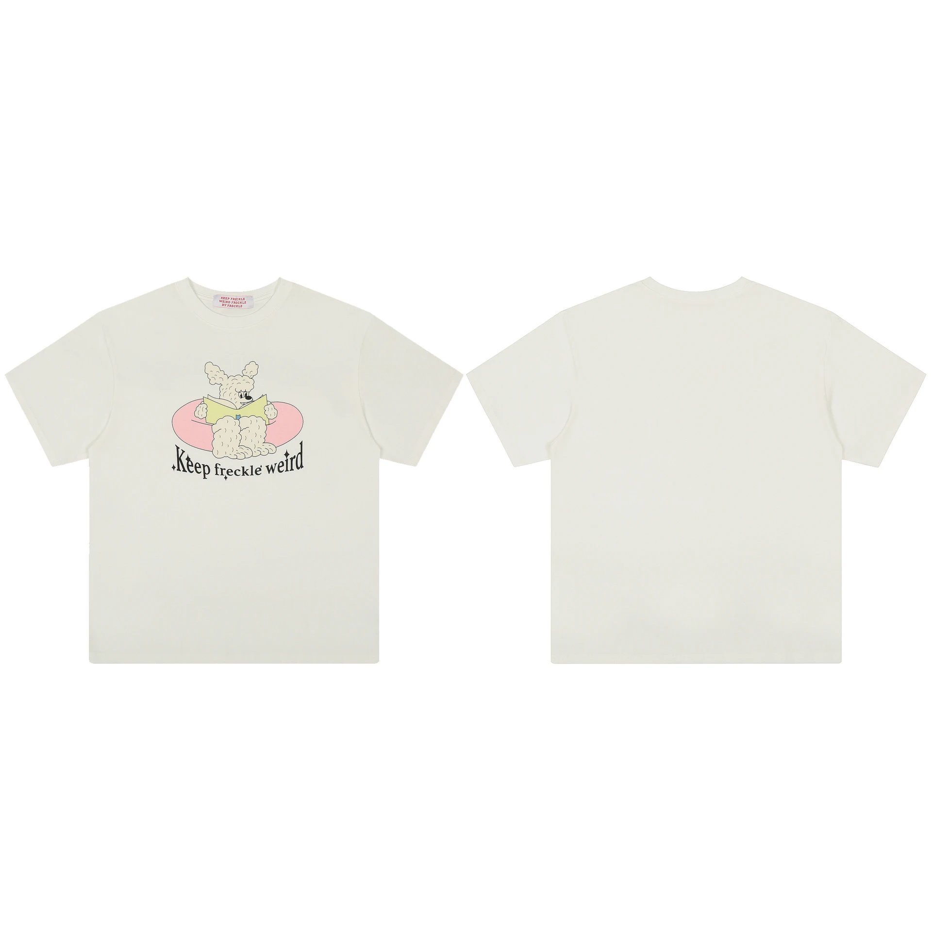 Design Visual Space Betty Boop Motor Cycle Club Beige T-Shirt T-Shirts - 19