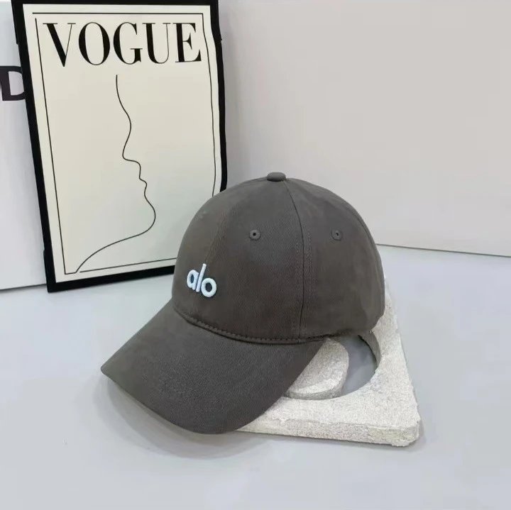 Alo Baseball Cap Light Blue Embroidered Logo Cap - 9