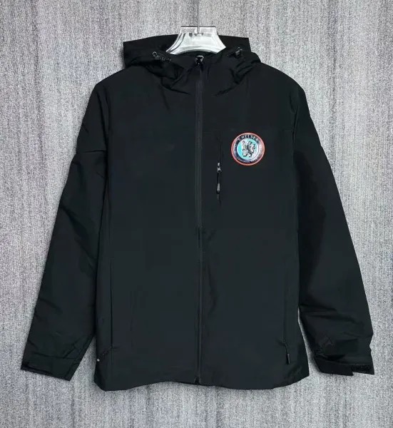 Chelsea FC Technical Hooded Jacket Black Outerwear Jacket - 1