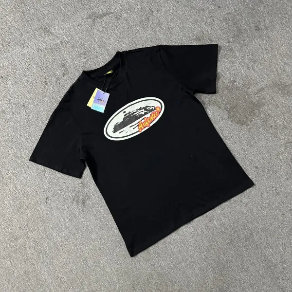 Design Autentic Oval Logo Black T-Shirt T-Shirts - 1
