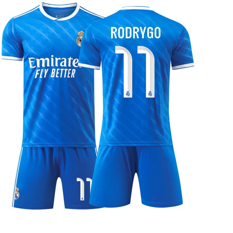 Real Madrid Arda Güler #15 Blue Away Jersey Set - 14