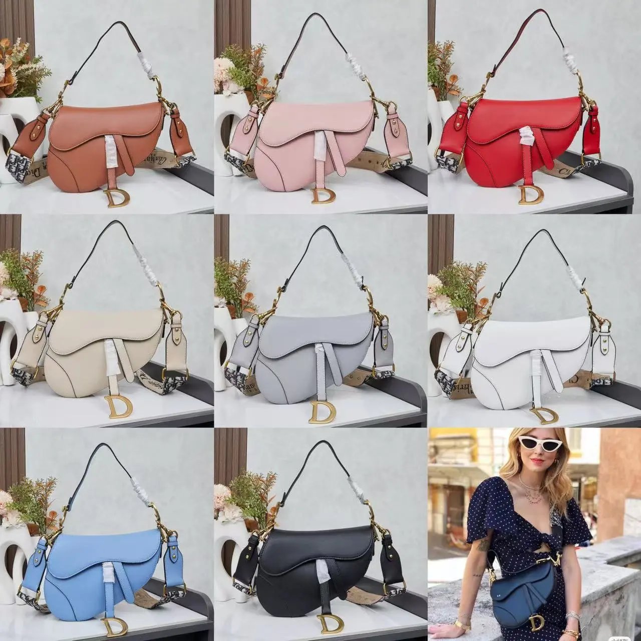 Dior Saddle Bag Terracotta Leather with Oblique Strap Crossbody Bags - 2