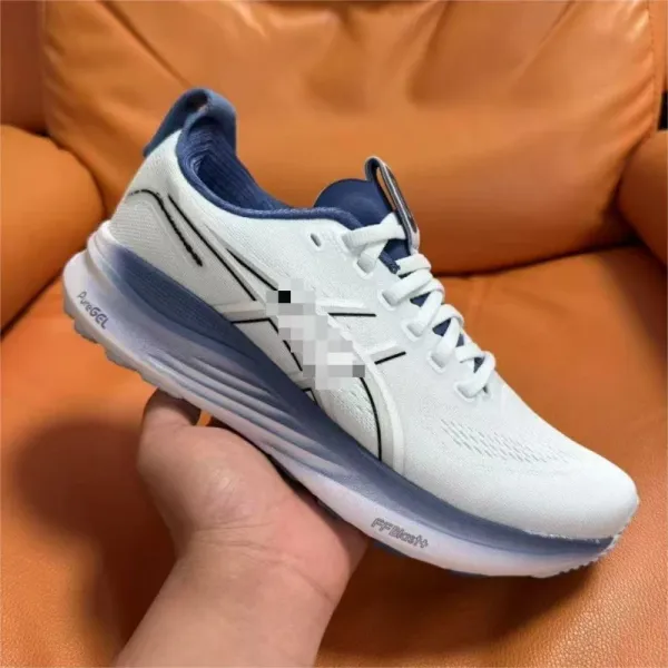 Asics Gel-Kayano 29 White / Navy Running Shoes - 1
