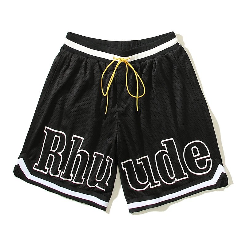 Rhude Mesh Basketball Shorts Green - 5