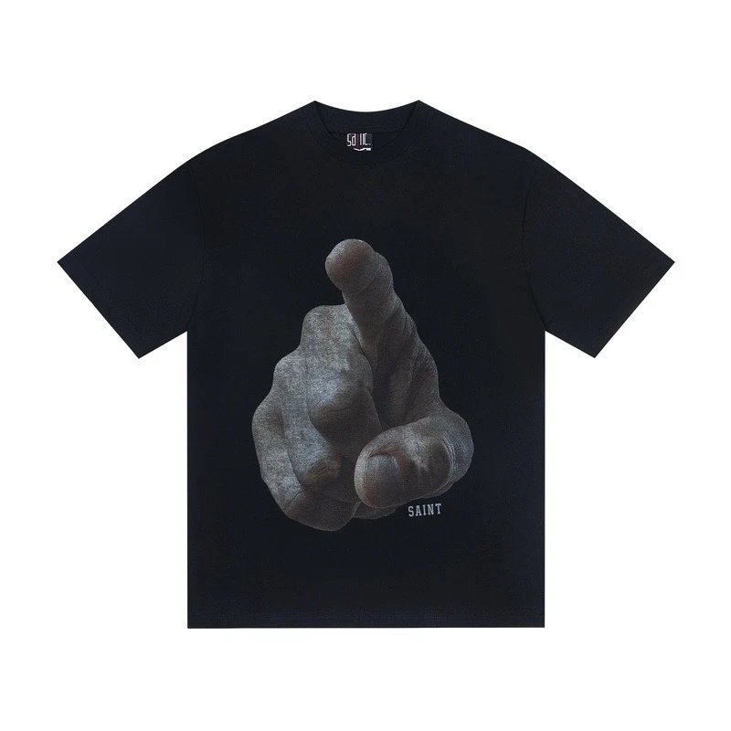 Saint Tears Saint Style Jesus Black T-Shirt - 7