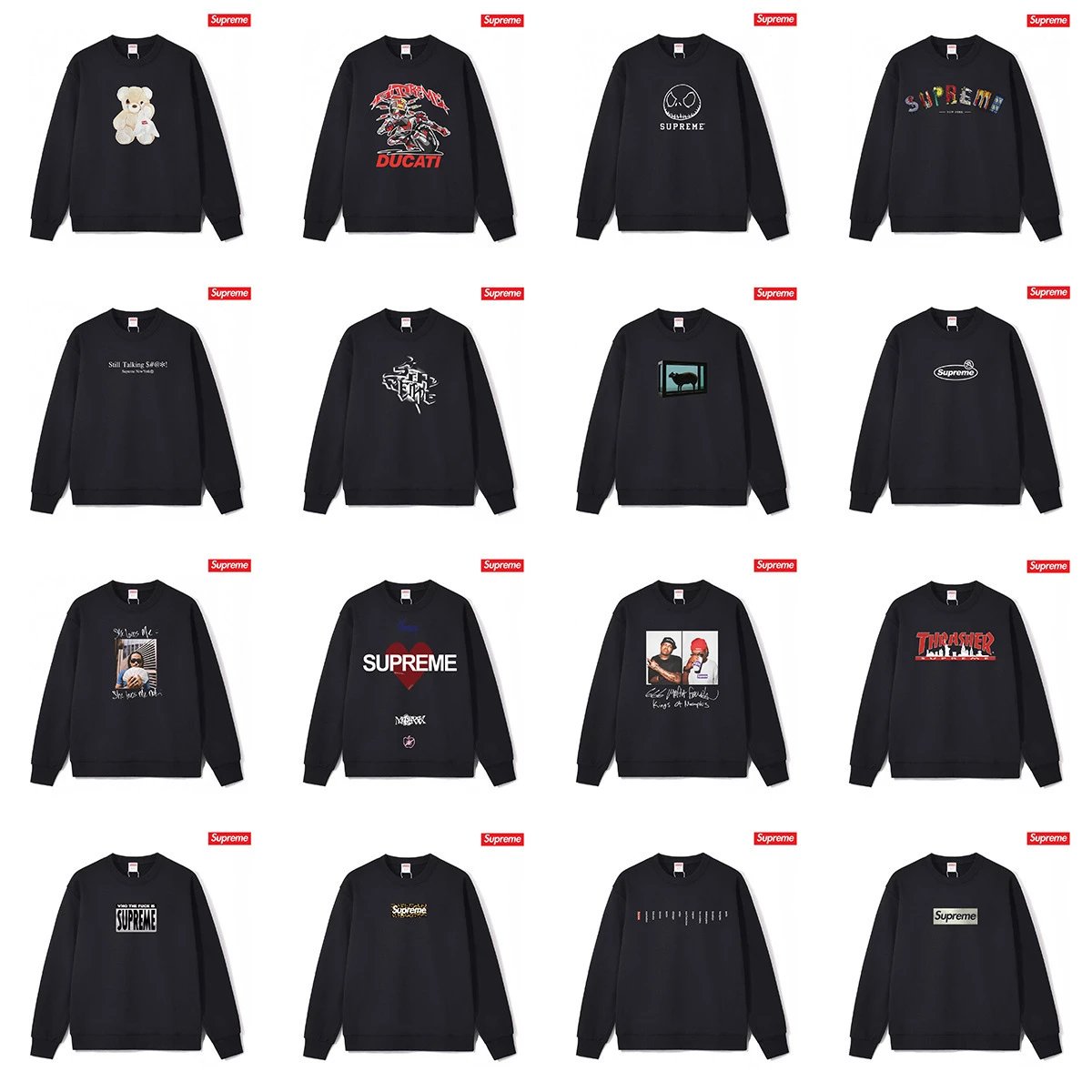 Supreme Black Graphi