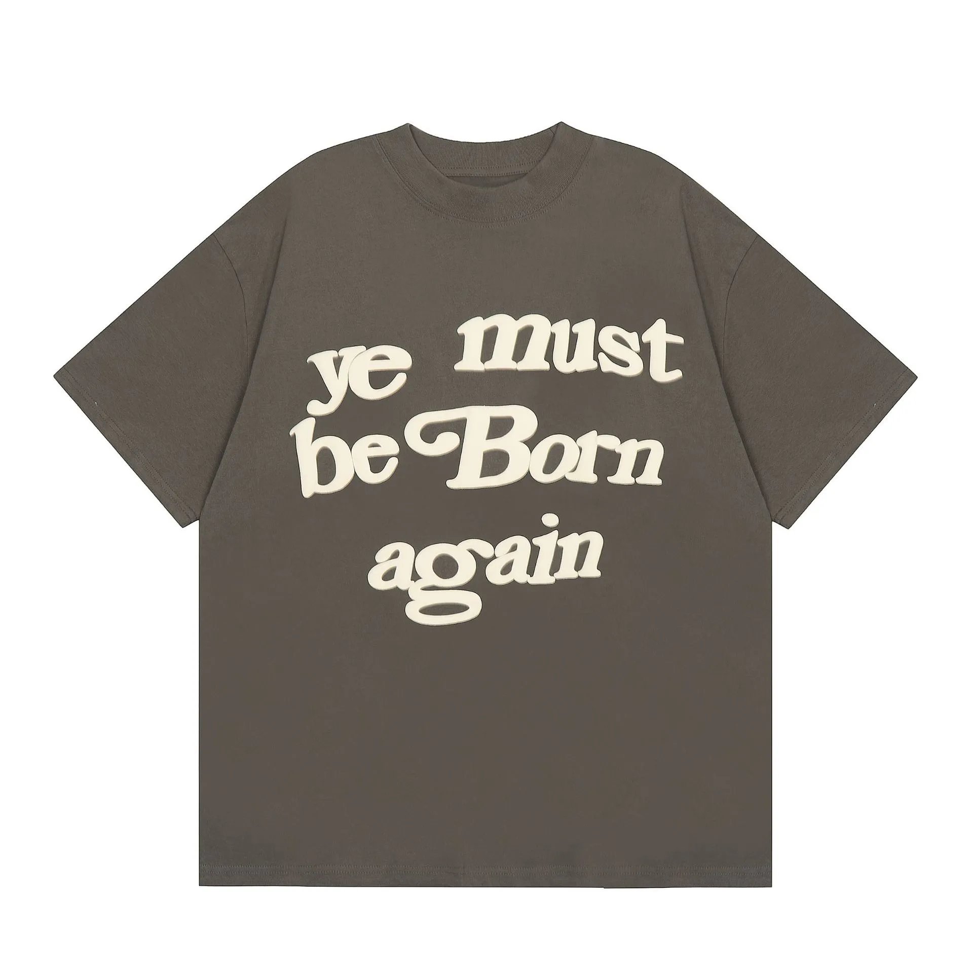 Fear of God Essentials Ye Must Be Born Again T-Shirt Olive Green - 17